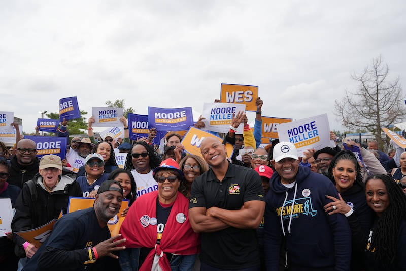 Wes and volunteers at Tawes