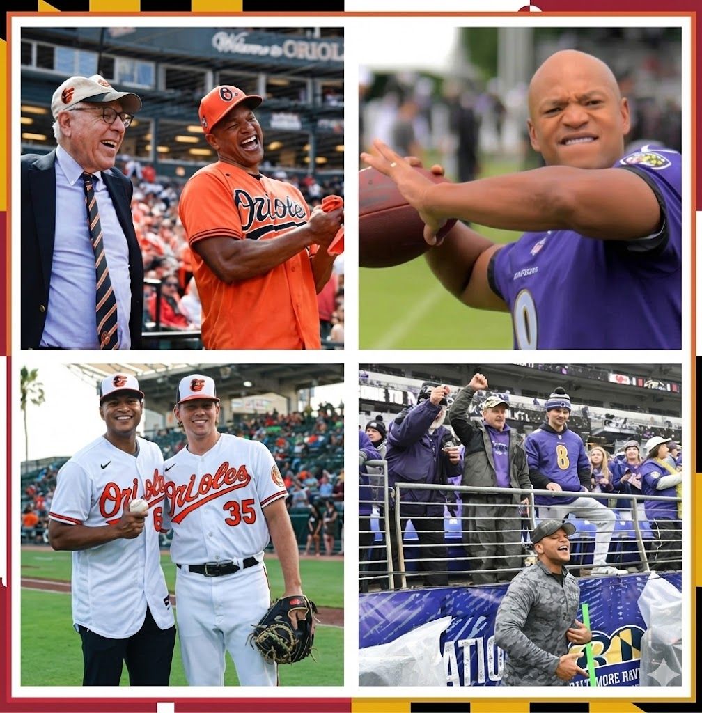 Wes at various sports games