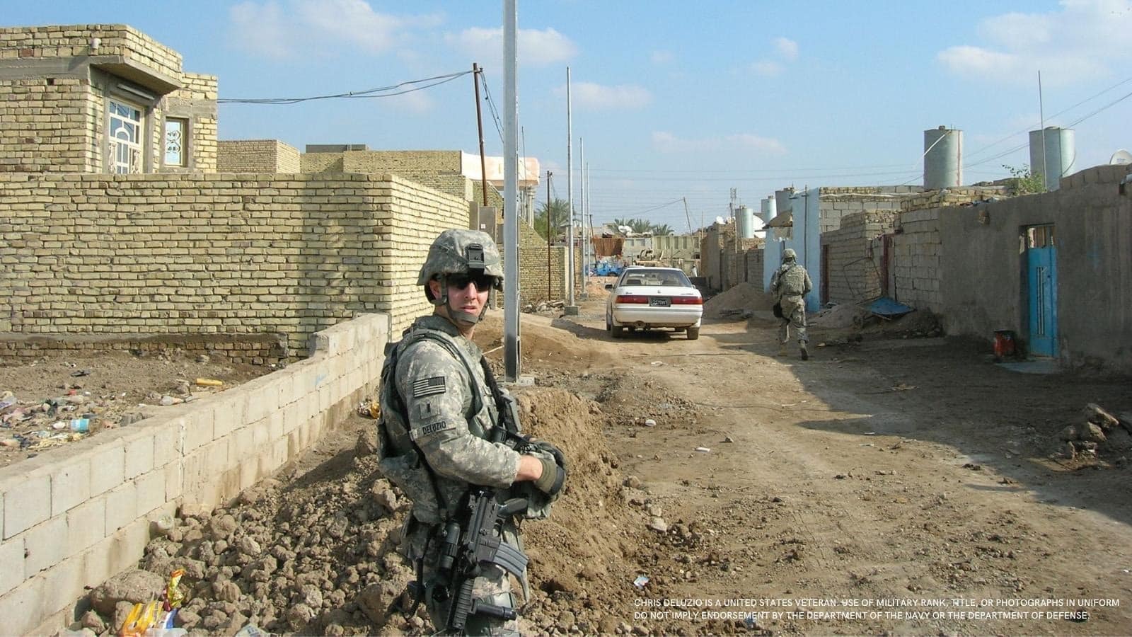 Chris Deluzio in the Navy