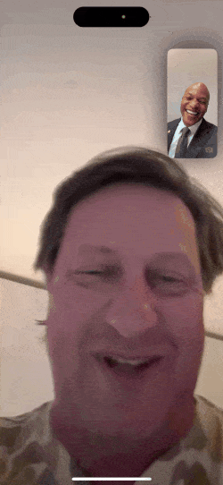 Wes on FaceTime