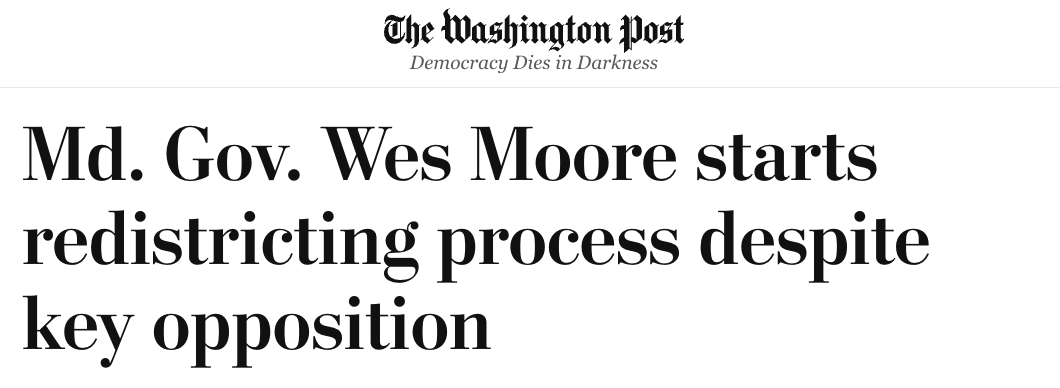 Md. Gov. Wes Moore starts redistricting process despite key opposition