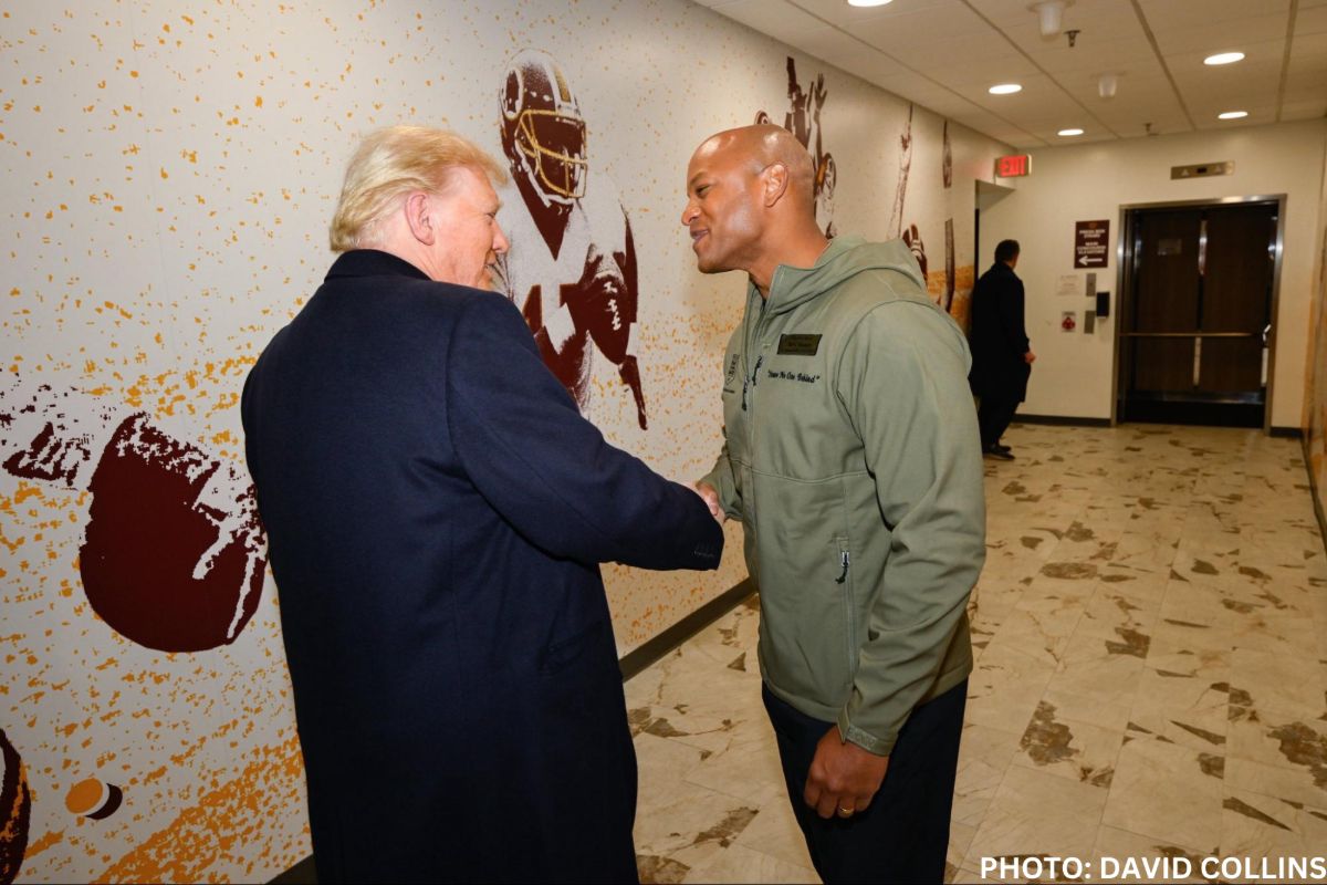 Wes and Trump shaking hands