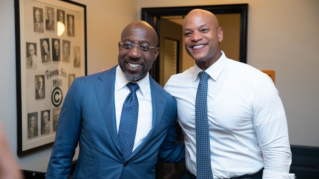 Raphael Warnock and Wes Moore